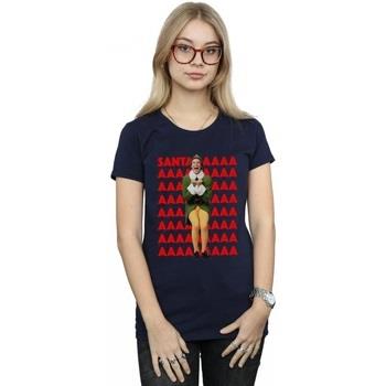 T-shirt Elf Buddy Santa Scream