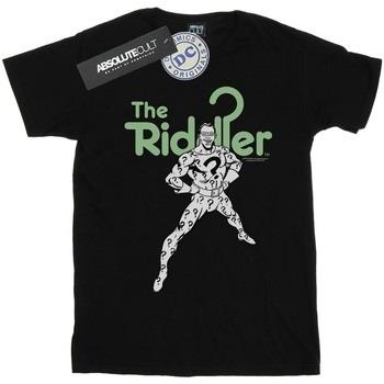 T-shirt Dc Comics The Riddler Mono Action Pose