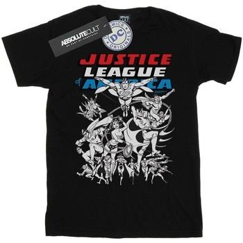 T-shirt Dc Comics Justice League Mono Action Pose