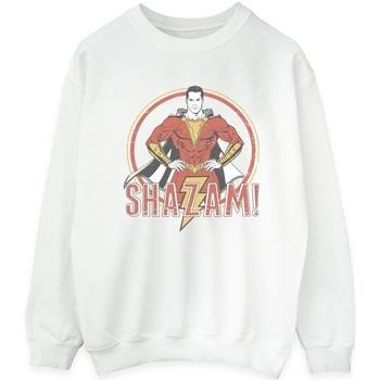 Sweat-shirt Dc Comics Shazam Retro Circle Distressed