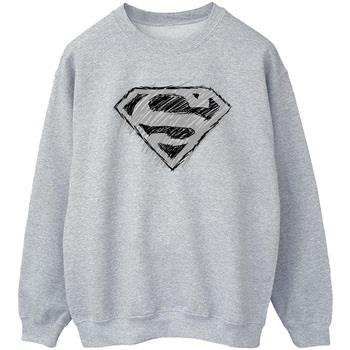 Sweat-shirt Dc Comics Superman Logo Sketch