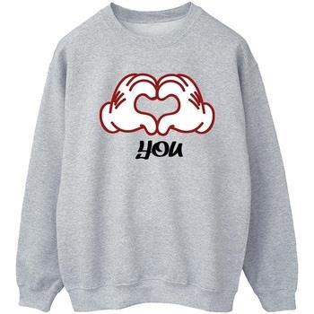 Sweat-shirt Disney Mickey Mouse Love You Hands