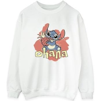 Sweat-shirt Disney Lilo And Stitch Ohana Pineapple