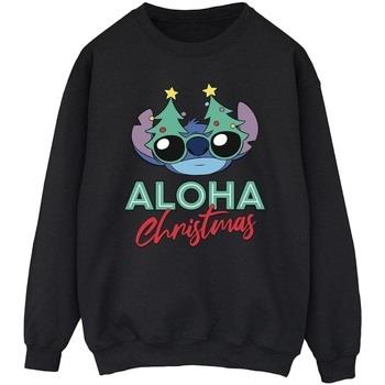 Sweat-shirt Disney Lilo And Stitch Christmas Tree Shades