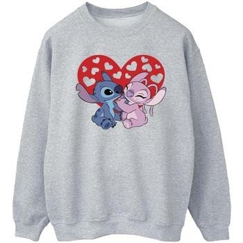 Sweat-shirt Disney Lilo Stitch Hearts