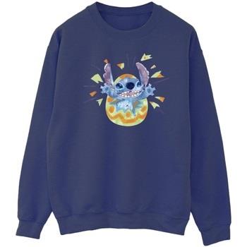 Sweat-shirt Disney Lilo Stitch Cracking Egg