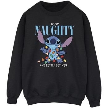 Sweat-shirt Disney Lilo Stitch Naughty Nice