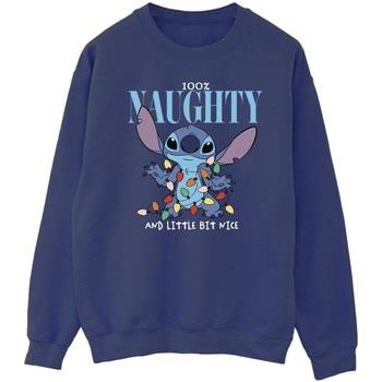 Sweat-shirt Disney Lilo Stitch Naughty Nice