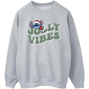 Sweat-shirt Disney Lilo Stitch Jolly Chilling Vibes