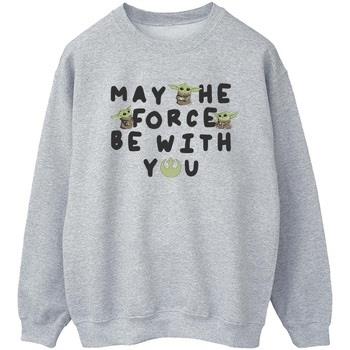 Sweat-shirt Disney The Mandalorian Grogu May The Force Be With You