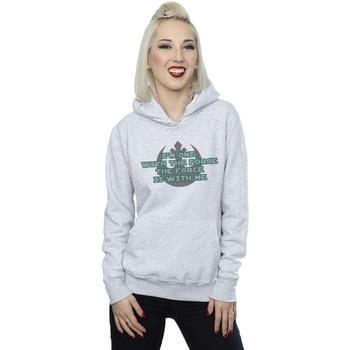 Sweat-shirt Disney Rogue One I'm One With The Force Green