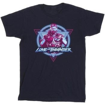 T-shirt enfant Marvel Thor Love And Thunder Neon Badge