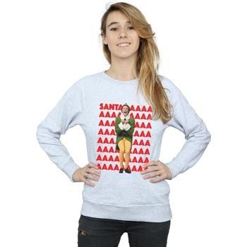 Sweat-shirt Elf Buddy Santa Scream