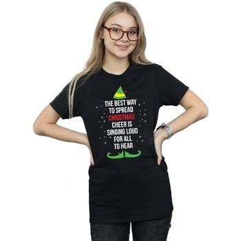 T-shirt Elf Christmas Cheer Text