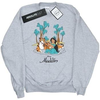 Sweat-shirt enfant Disney Aladdin Jasmine Abu Rajah Beach