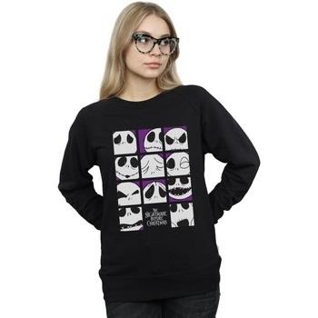 Sweat-shirt Disney Nightmare Before Christmas Many Faces Of Jack