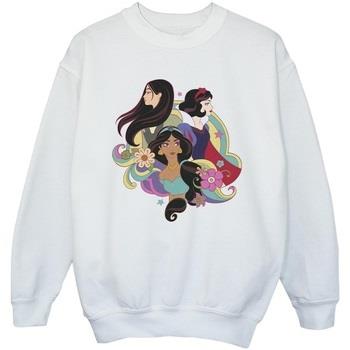 Sweat-shirt enfant Disney Princess Mulan Jasmine Snow White