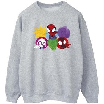 Sweat-shirt Marvel Spidey And His Amazing Friends Faces