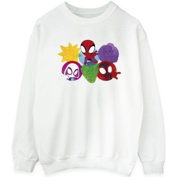 Sweat-shirt Marvel Spidey And His Amazing Friends Faces