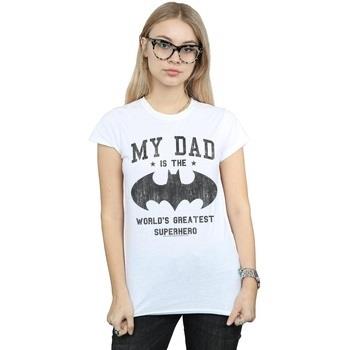 T-shirt Dc Comics Batman My Dad Is A Superhero