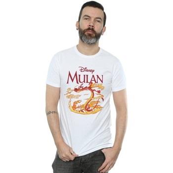 T-shirt Disney Mulan Mushu Dragon Fire