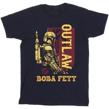 T-shirt enfant Disney The Book Of Boba Fett Distressed Outlaw