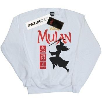 Sweat-shirt Disney Mulan Movie Warrior Silhouette