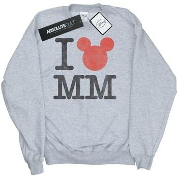 Sweat-shirt Disney Mickey Mouse I Love Mickey