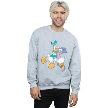 Sweat-shirt Disney Donald And Daisy Duck Kiss