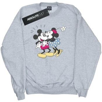 Sweat-shirt Disney Mickey And Minnie Mouse Kiss