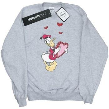 Sweat-shirt Disney Donald Duck Love Heart