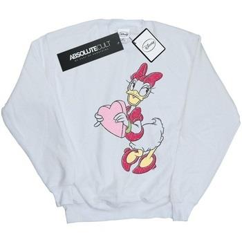 Sweat-shirt Disney Daisy Duck Love Heart