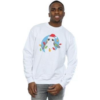 Sweat-shirt Disney The Last Jedi Porg Christmas Lights