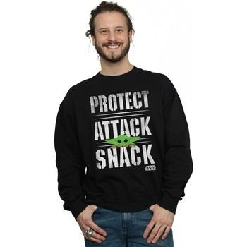 Sweat-shirt Disney The Mandalorian Protect Attack Snack