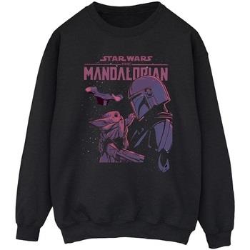 Sweat-shirt Disney The Mandalorian Hello Friend