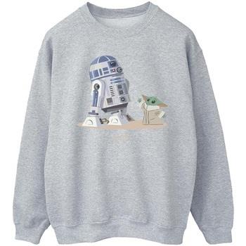 Sweat-shirt Disney The Mandalorian R2D2 And Grogu