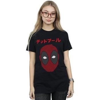 T-shirt Marvel Deadpool Japanese Seigaiha Head