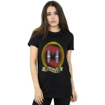 T-shirt Marvel Deadpool Tattoo Print