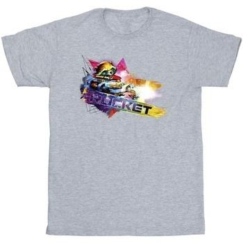 T-shirt enfant Marvel Guardians Of The Galaxy Abstract Rocket Raccoon