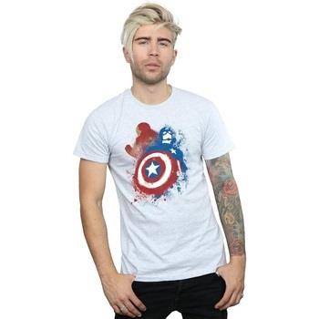 T-shirt Marvel Captain America Civil War Painted Vs Iron Man