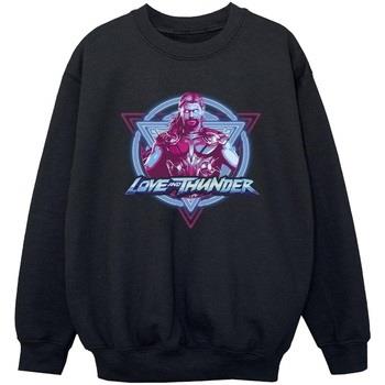 Sweat-shirt enfant Marvel Thor Love And Thunder Neon Badge