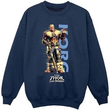 Sweat-shirt enfant Marvel Thor Love And Thunder Korg Wave