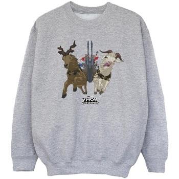 Sweat-shirt enfant Marvel Thor Love And Thunder Viking Ship