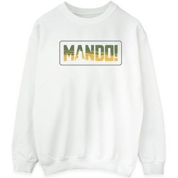 Sweat-shirt Disney The Mandalorian Mando Cutout