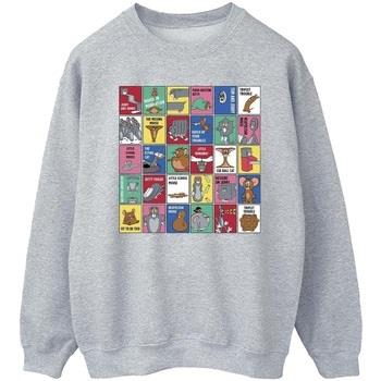 Sweat-shirt Dessins Animés Grid Squares