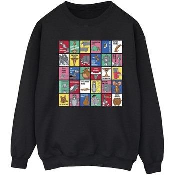 Sweat-shirt Dessins Animés Grid Squares