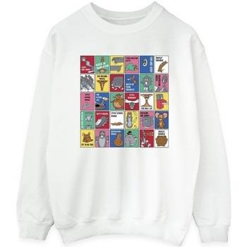 Sweat-shirt Dessins Animés Grid Squares