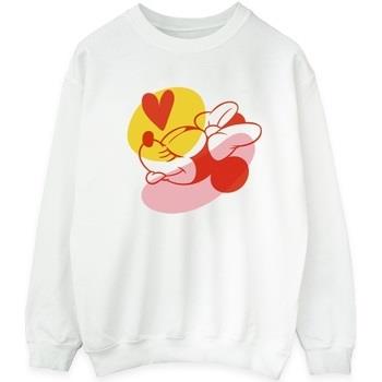 Sweat-shirt Disney Minnie Mouse Tongue Heart