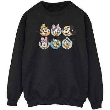 Sweat-shirt Disney Mickey Mouse And Friends Faces