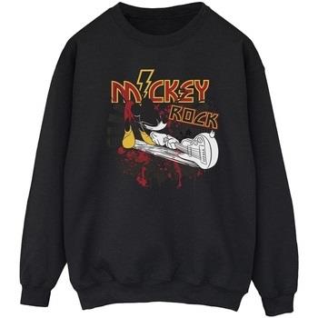 Sweat-shirt Disney Mickey Mouse Smash Guitar Rock